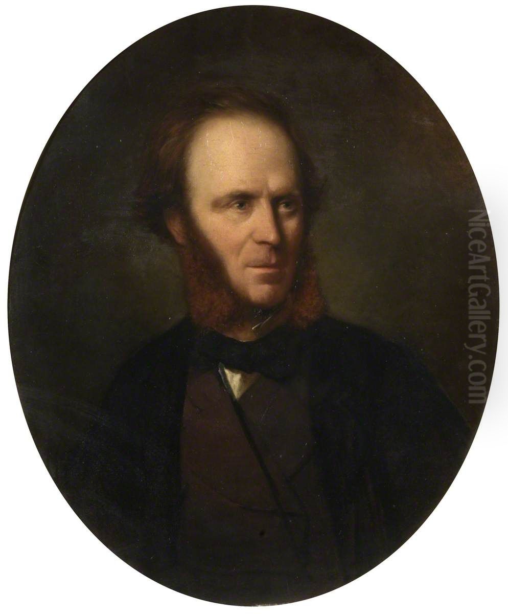 Portrait Of William Costen Aitken (1817-1876) Oil Painting by Frank George Jackson