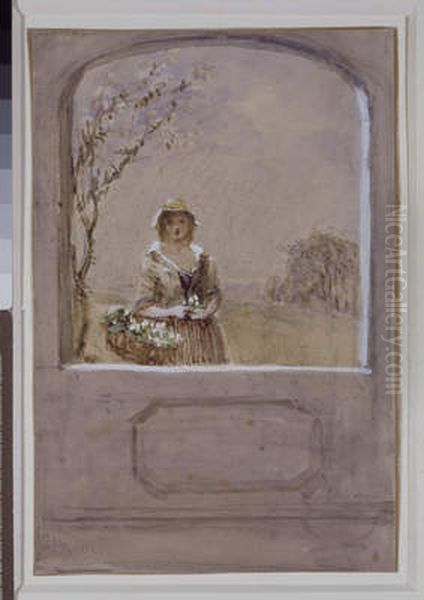 The Four Seasons  - Spring Oil Painting by David Cox Jr.