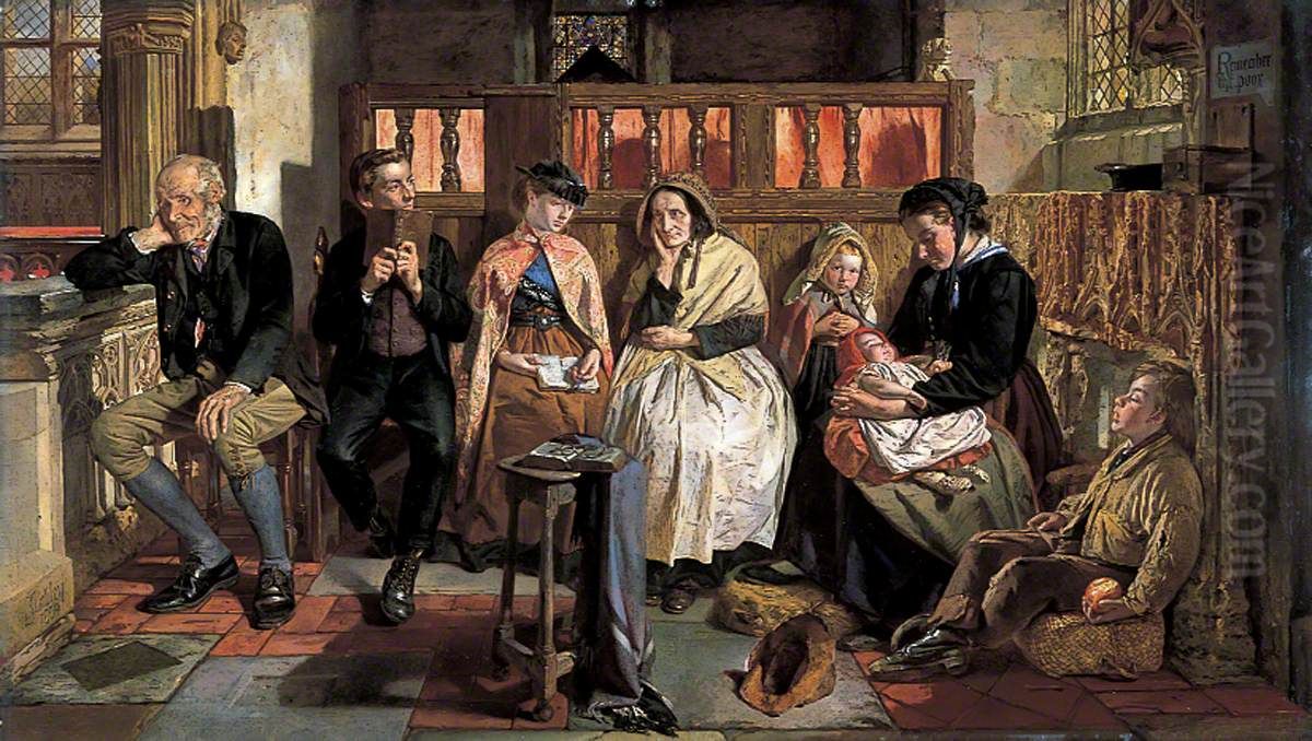 The Free Seat Oil Painting by James Lobley