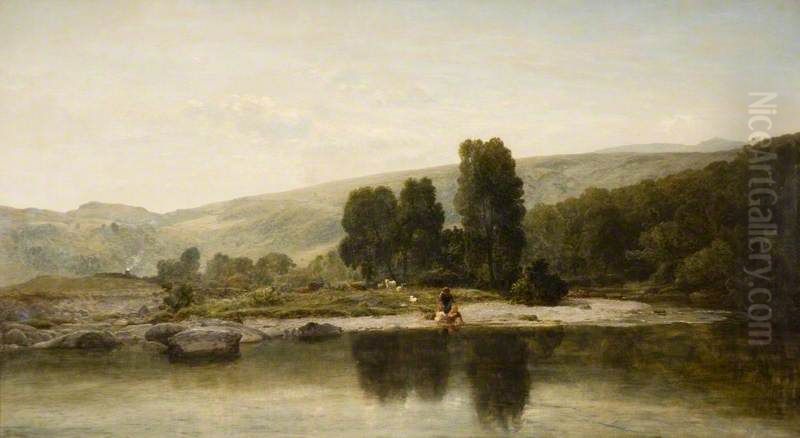 Landscape Oil Painting by Thomas Danby