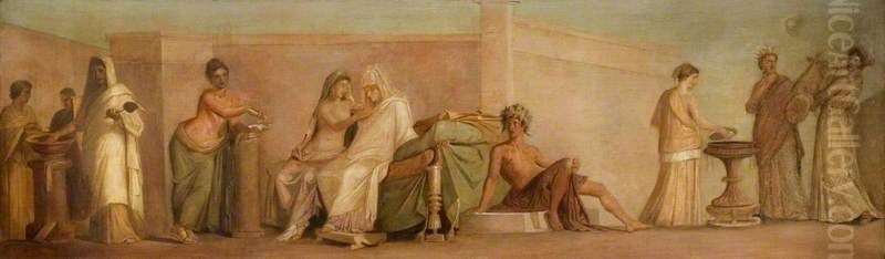 The Aldobrandini Marriage Oil Painting by George Richmond