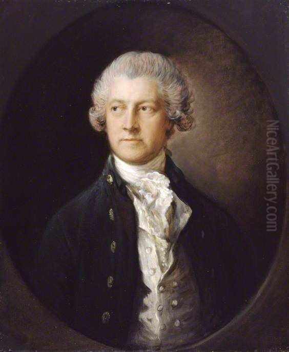 Portrait of Lewis Bagot, Bishop of Bristol (1740-1802) Oil Painting by Thomas Gainsborough