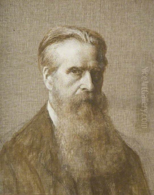 Portrait Of E R Taylor Oil Painting by Birmingham Museums Trust
