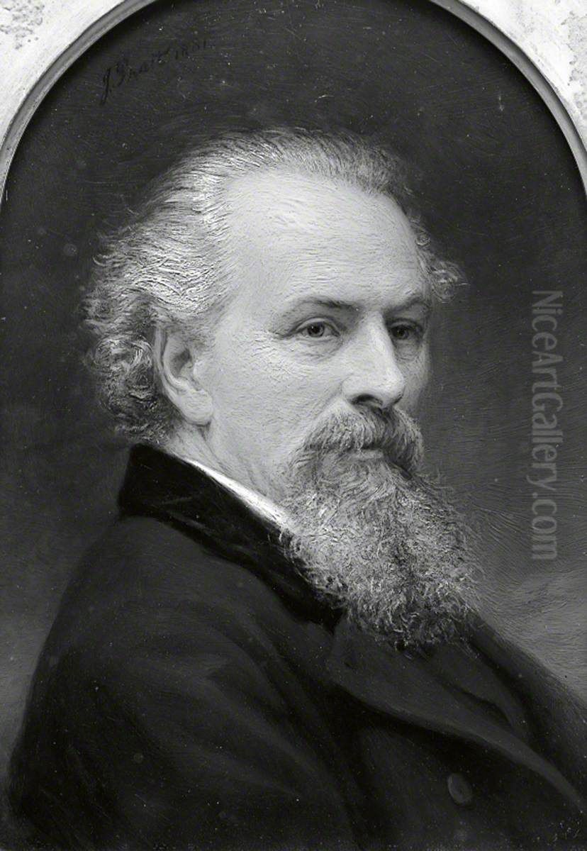 Portrait of Allen E.Everitt Oil Painting by Jonathan Pratt