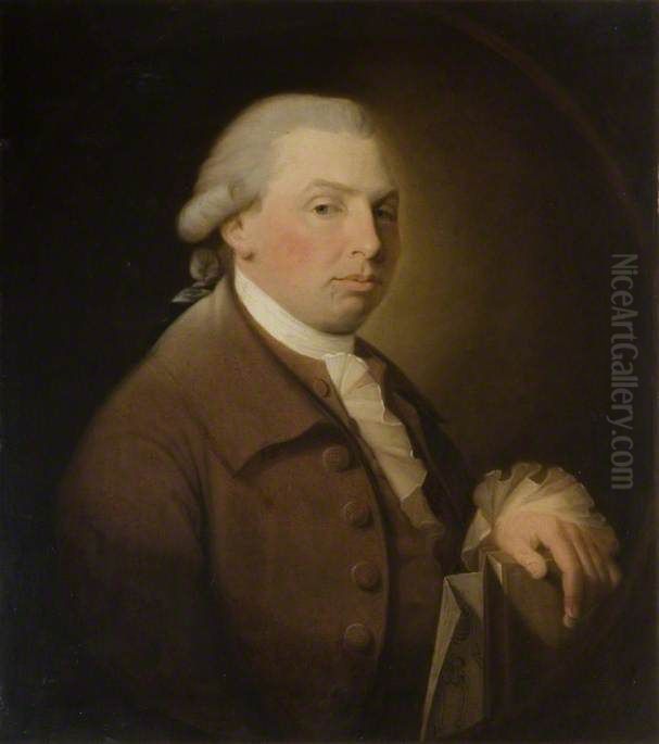Portrait Of John Derrington Oil Painting by James Millar