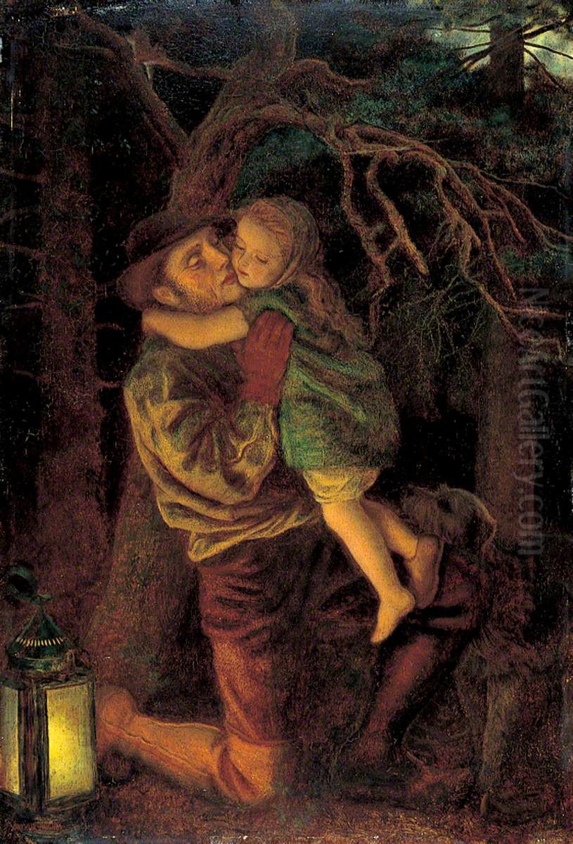 The Lost Child Oil Painting by Arthur Hughes