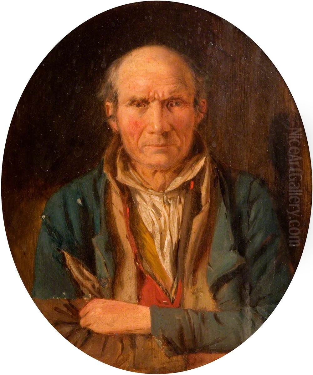 Portrait Of A Man Oil Painting by Paul Falconer Poole