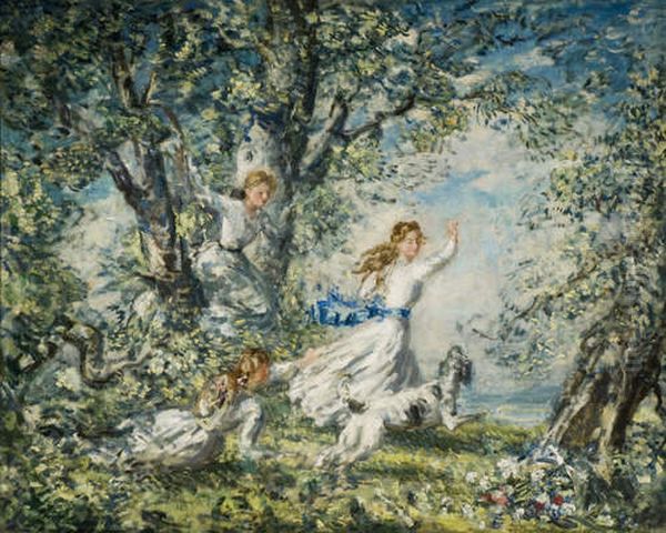 Springtime Oil Painting by Philip Wilson Steer