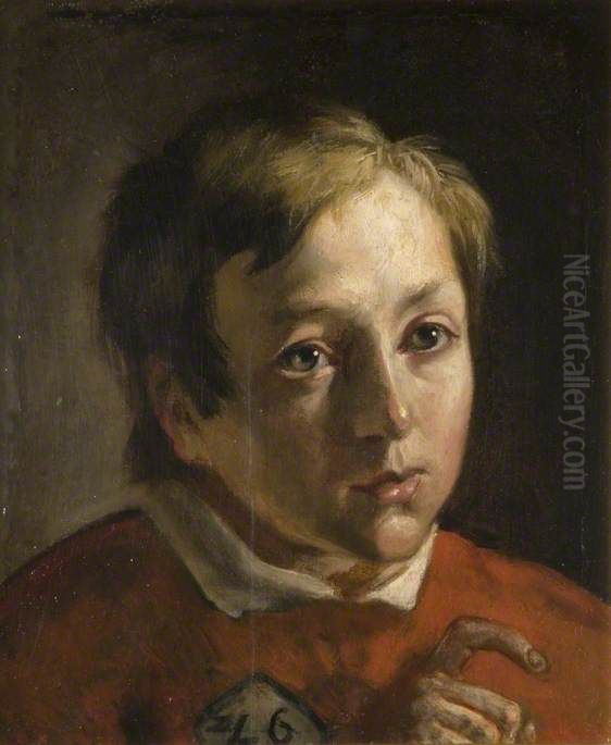 Portrait of a Boy Oil Painting by Ford Madox Brown