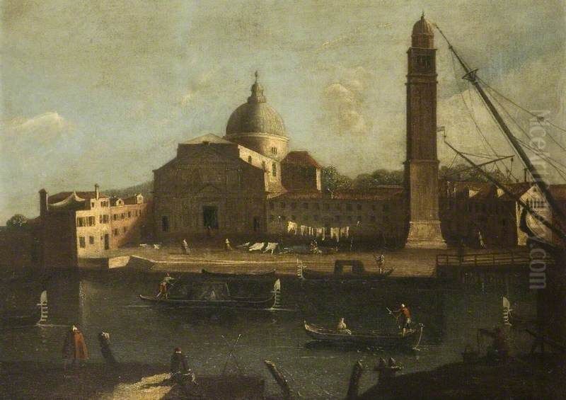 View Of Venice - The Church Of Il Redentore Oil Painting by Birmingham Museums Trust