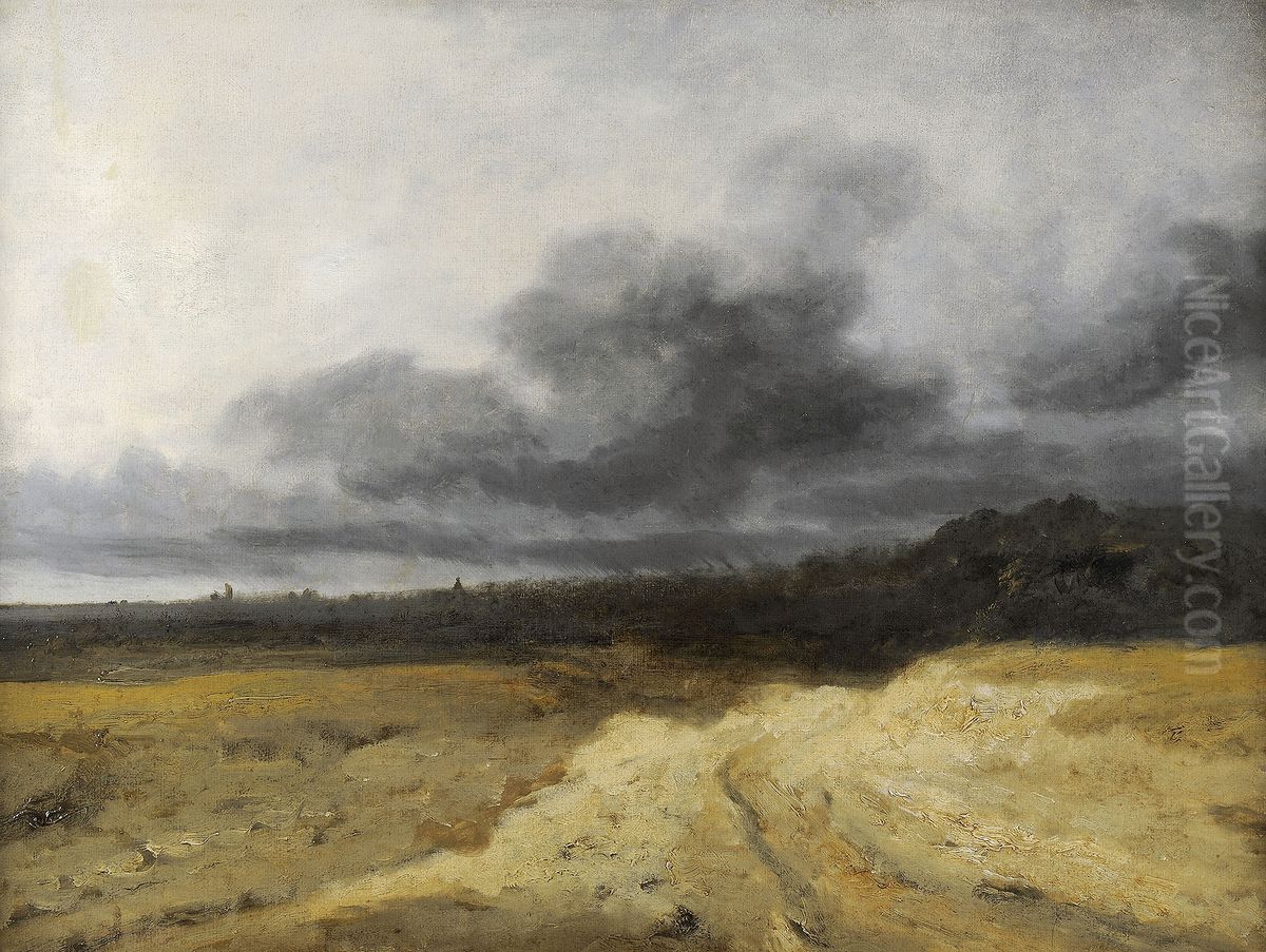 Gewitter Oil Painting by Georges Michel