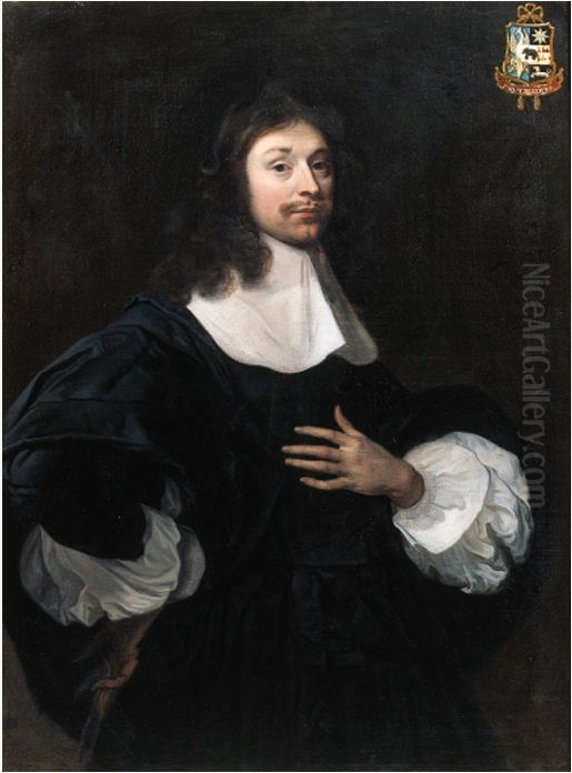 Portrait of Joan Huydecoper (1625-1704) Oil Painting by Jacob van Loo