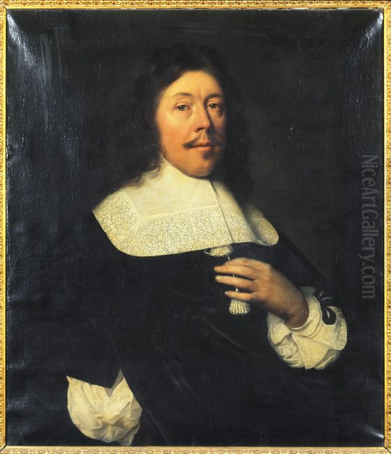 Portrait of Hieronymus van Tuyll van Serooskerken (1615-1669) Oil Painting by Pieter Nason