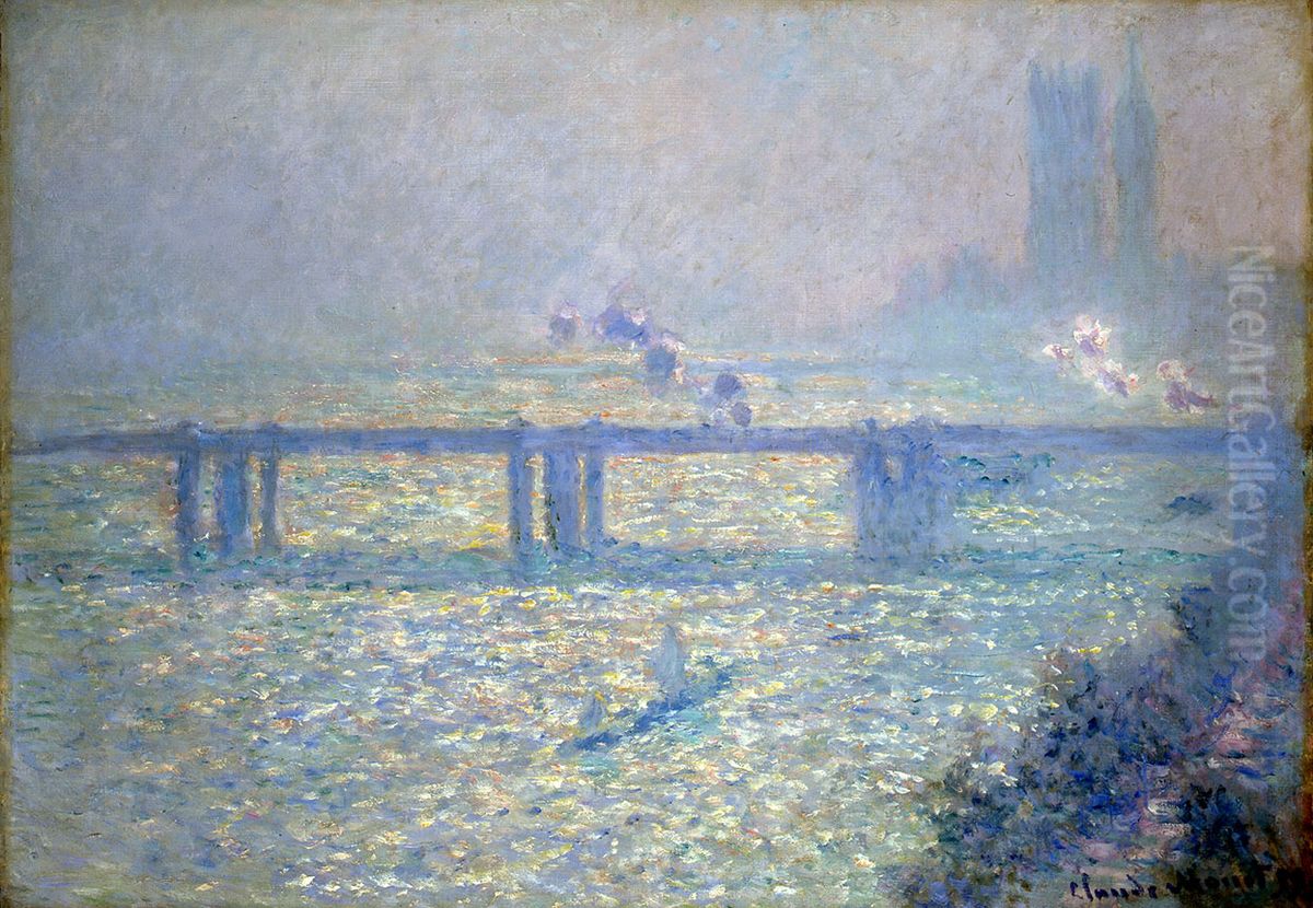 Le pont de Charing Cross Oil Painting by Claude Oscar Monet