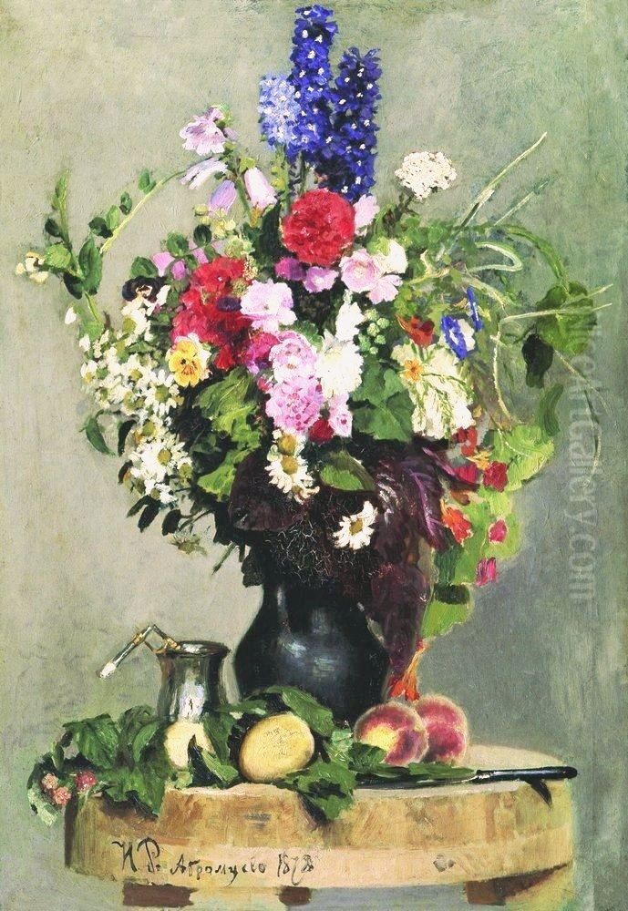 Bouque Oil Painting by Repin Iliya