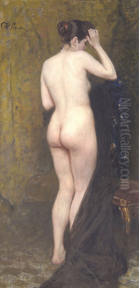 <<Ranyesa lebikya geon (trutca ke Repin)>> Oil Painting by Repin Iliya
