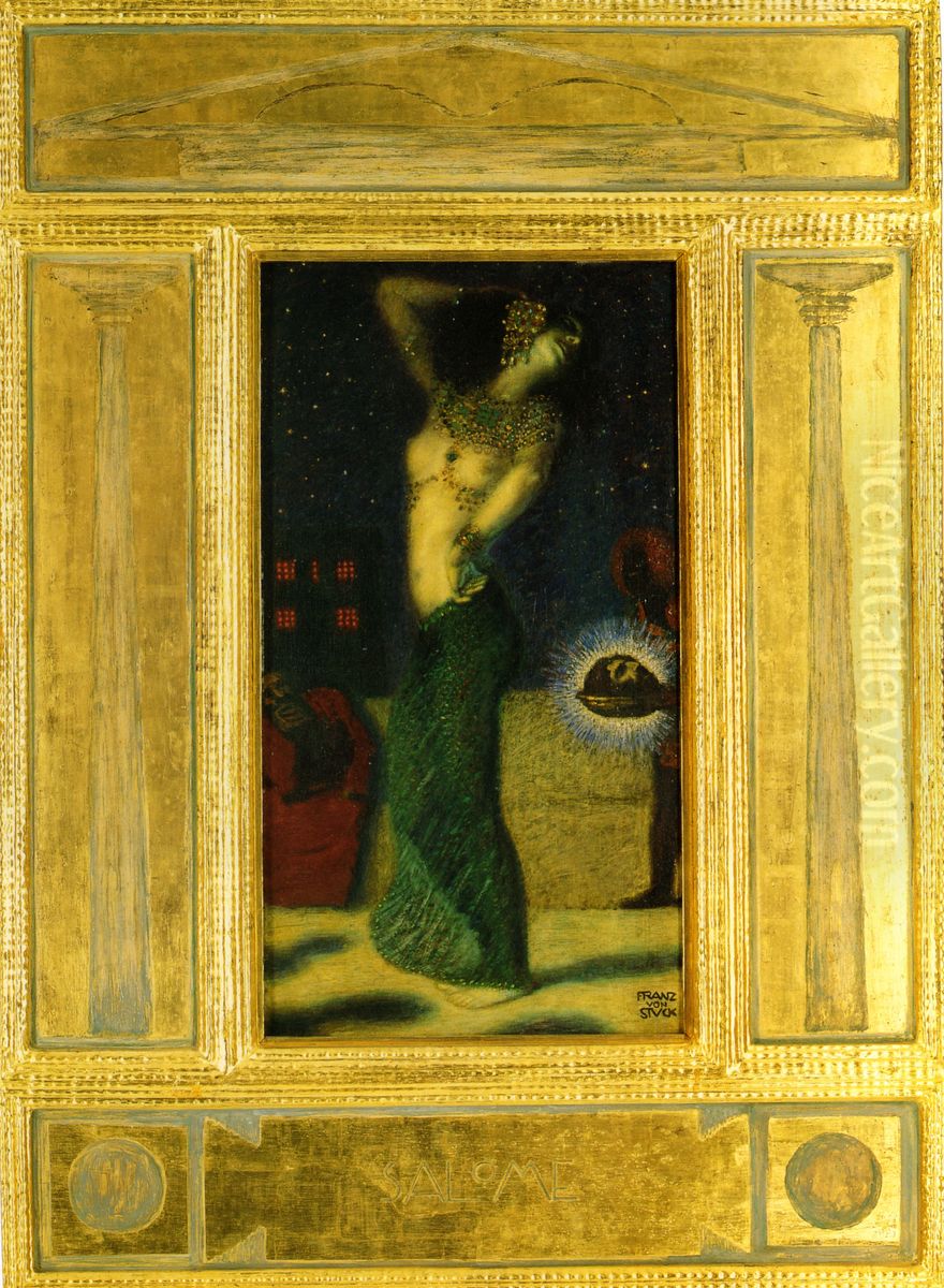 Salome Oil Painting by Franz Stuck