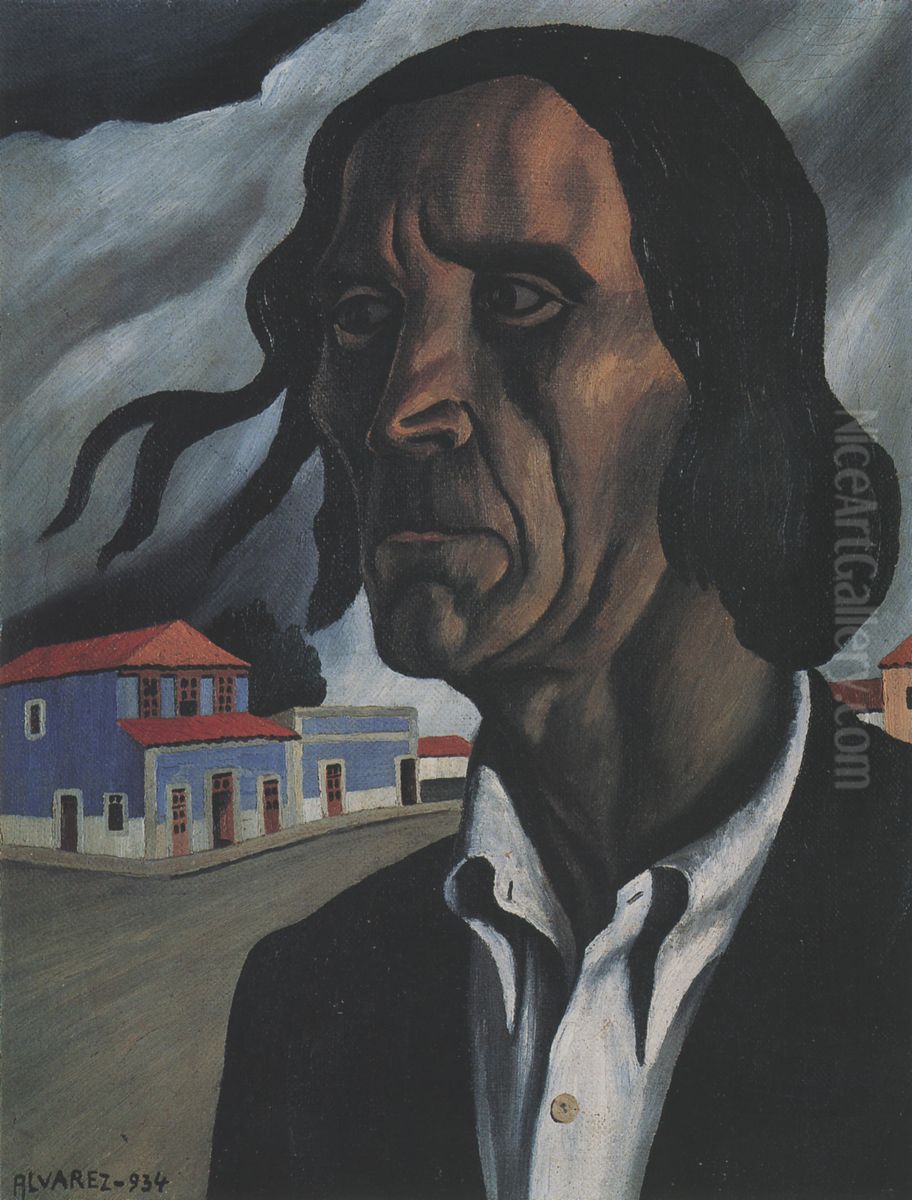 Louco Oil Painting by Dominguez Alvarez