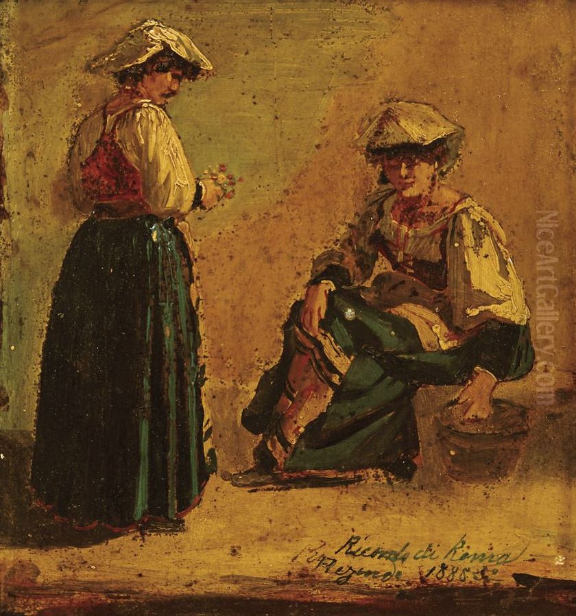 Napolitanas Oil Painting by Francisco Jose Resende