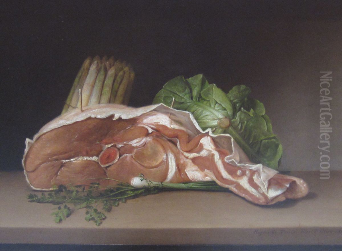 Cutlet and Vegetables Oil Painting by Raphaelle Peale