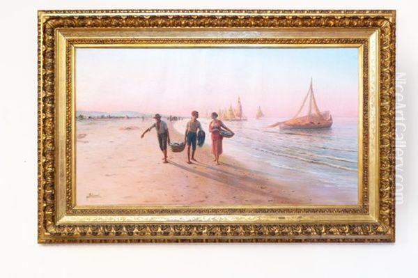 Untitled Oil Painting by Pasquale Celommi