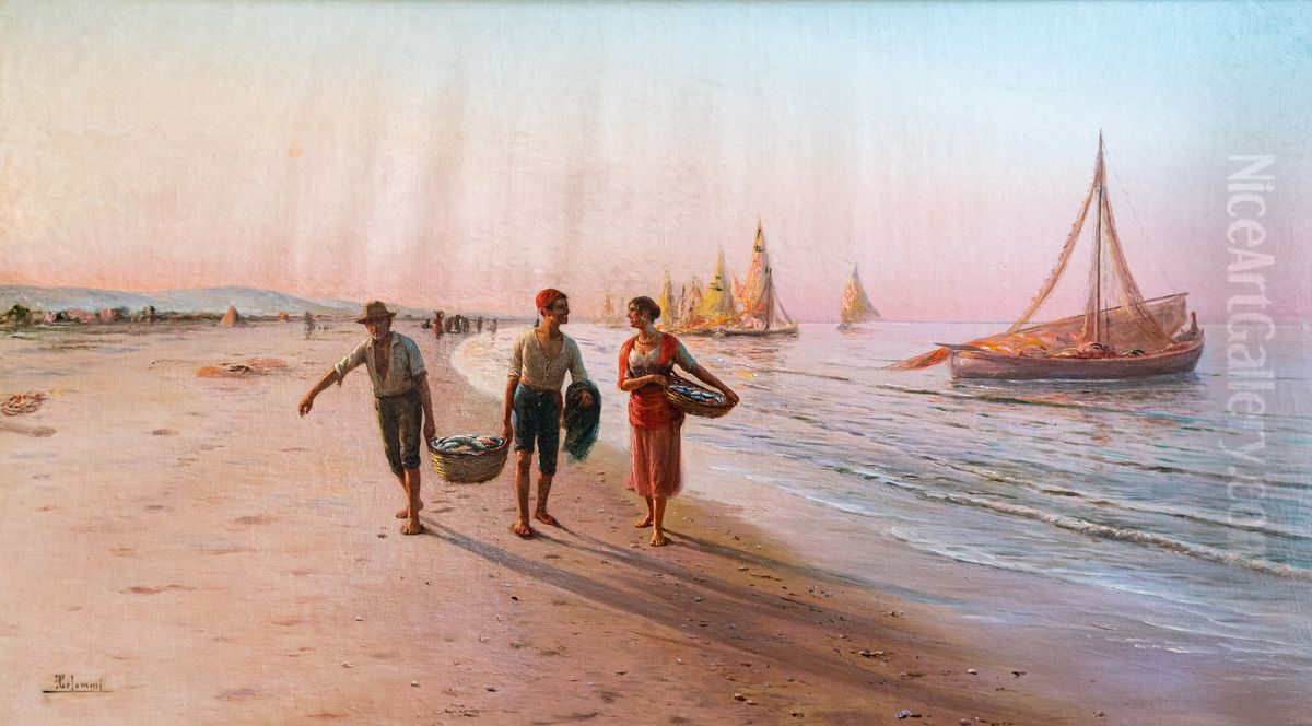 Untitled Oil Painting by Pasquale Celommi