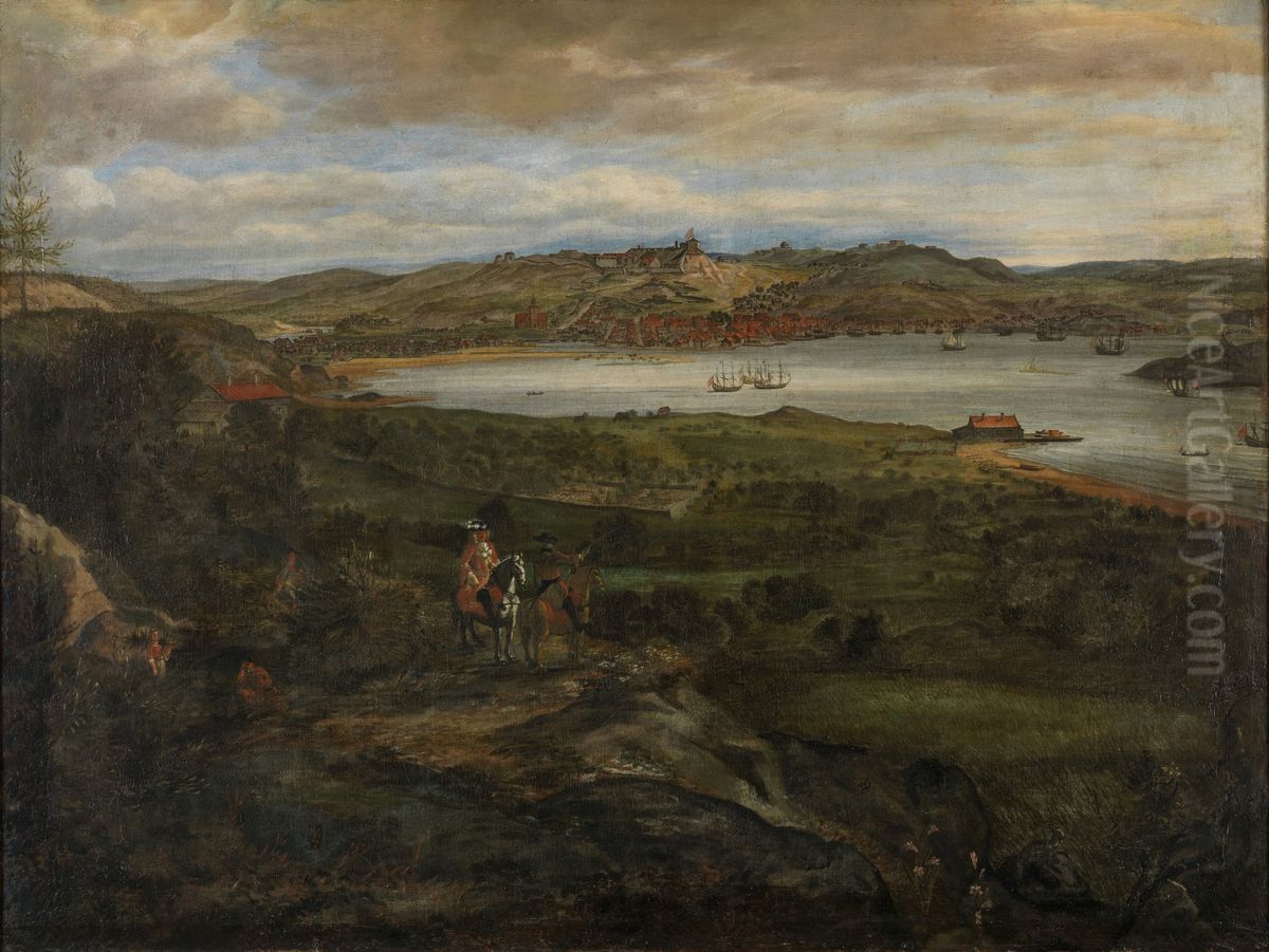 Halden (Fredrikshald) Oil Painting by Jacob Coning