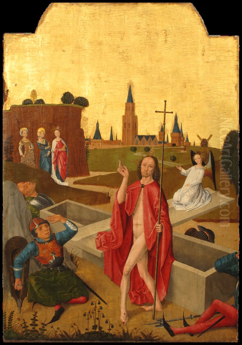 Resurrection of Christ Oil Painting by Caspar Isenmann