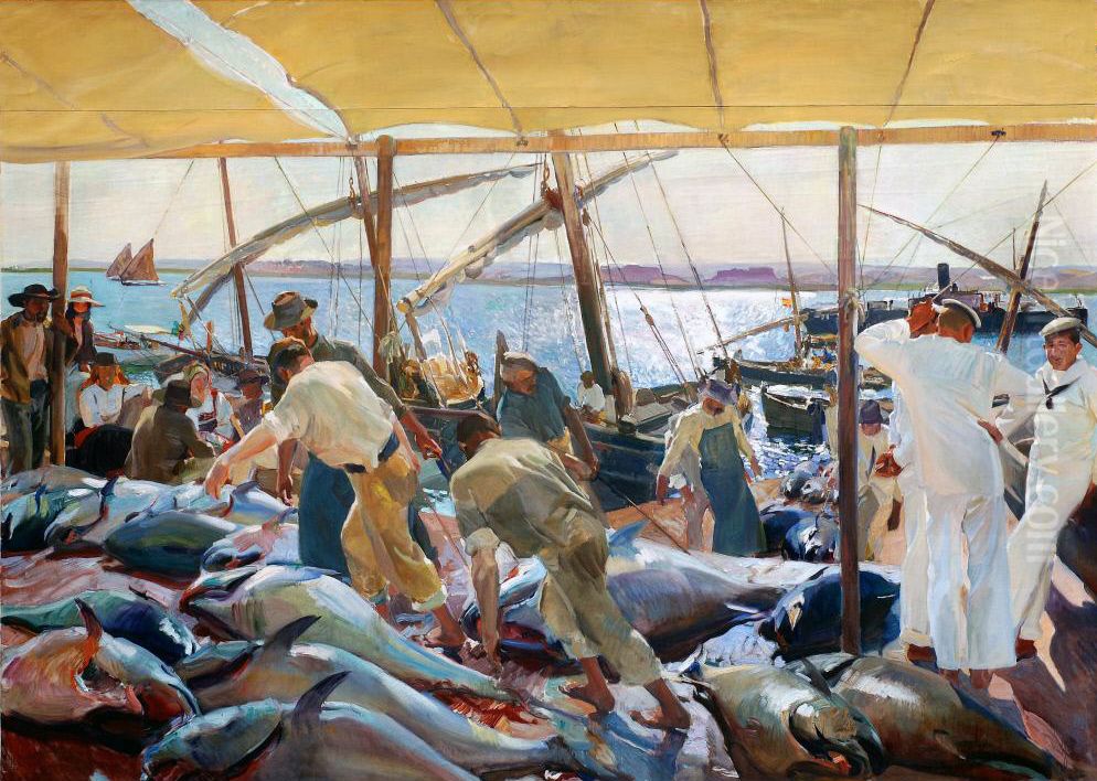 Ayamonte Oil Painting by Joaquin Sorolla