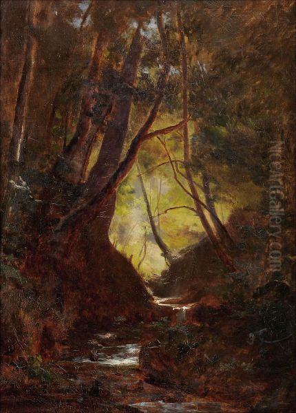 Metsanhamara. Oil Painting by Fanny Churberg