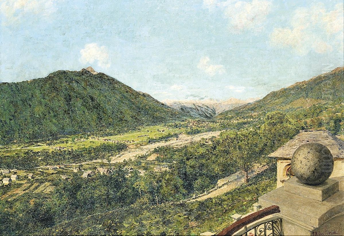 Villaargentina-caraveggia-domodossola Oil Painting by Giovanni Battista Ciolina
