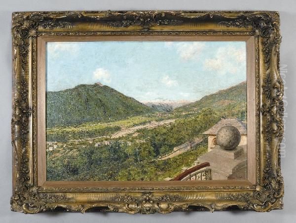Vista Della Val Vigezzo Oil Painting by Giovanni Battista Ciolina