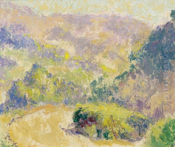 In The Mountains Oil Painting by William Henry Clapp