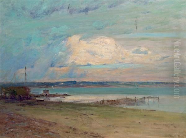 Coast Of Connecticut Oil Painting by Walter Clark