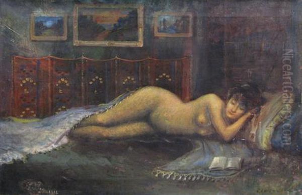 Sally Oil Painting by Pan Constanta