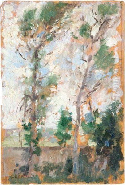 Paesaggio Oil Painting by Umberto Coromaldi