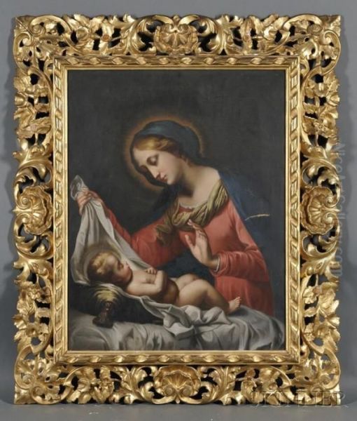 Madonna And Child Oil Painting by Correggio, (Antonio Allegri)