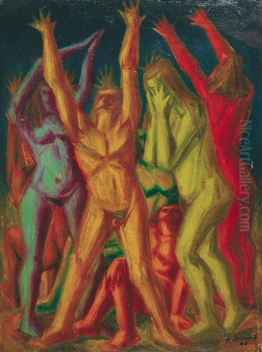 I Supplici Oil Painting by Armando Cuniolo