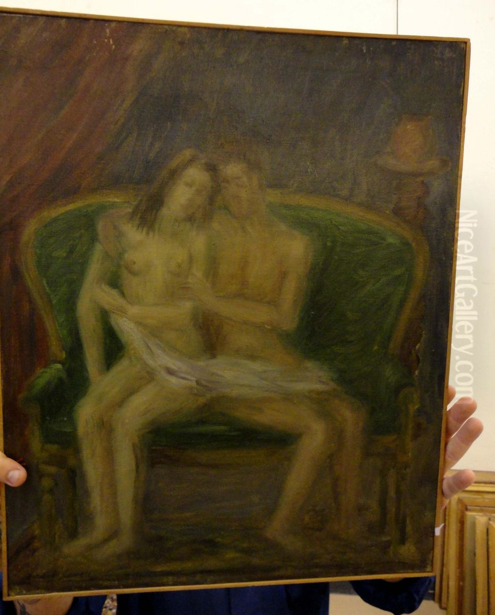 Amanti Oil Painting by Armando Cuniolo