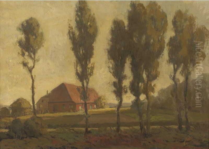 A Morning In Holland Oil Painting by Charles William Dahlgreen