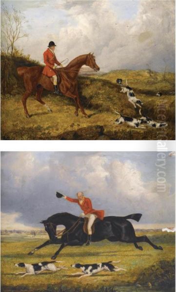 Over The Fence; Tally Ho! Oil Painting by John Dalby
