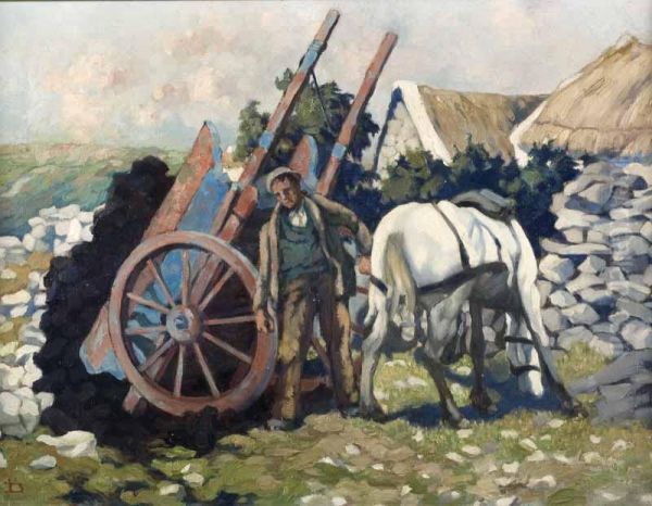 When Day Is Gone Oil Painting by Lilian Lucy Davidson