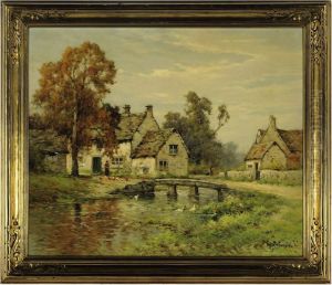 The Cotswolds, October Morning At Lower Slaughter