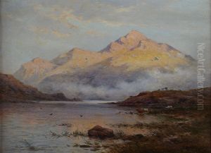 The Evening Light On A Highland Loch