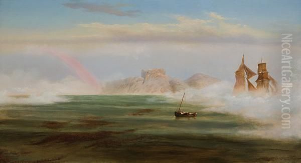 ''the Fog Eater'' Oil Painting by Charles DeWolf Brownell