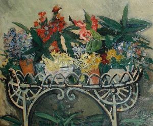 Still Life With Potted Plants