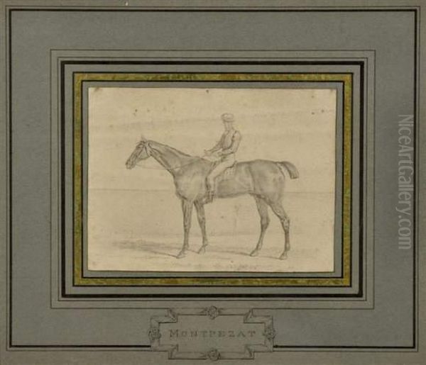 Course Oil Painting by Henri D'Annecy (Comte De) Montpezat