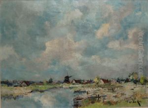 Landscape With Windmills