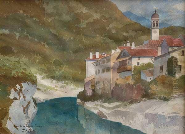 Recuerdo De Espana Oil Painting by Carlos Maria De Santiago