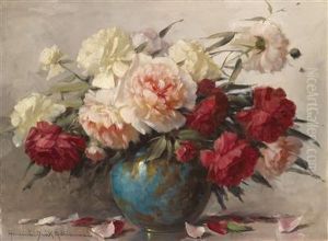 Peonies In A Vase